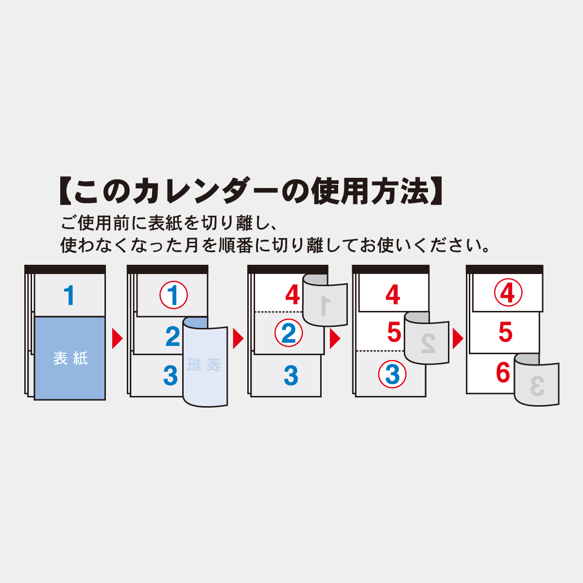 TD-790 シンプル3(日付マーカー付)-上から順タイプ-